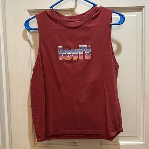 levi’s medium cropped tank top